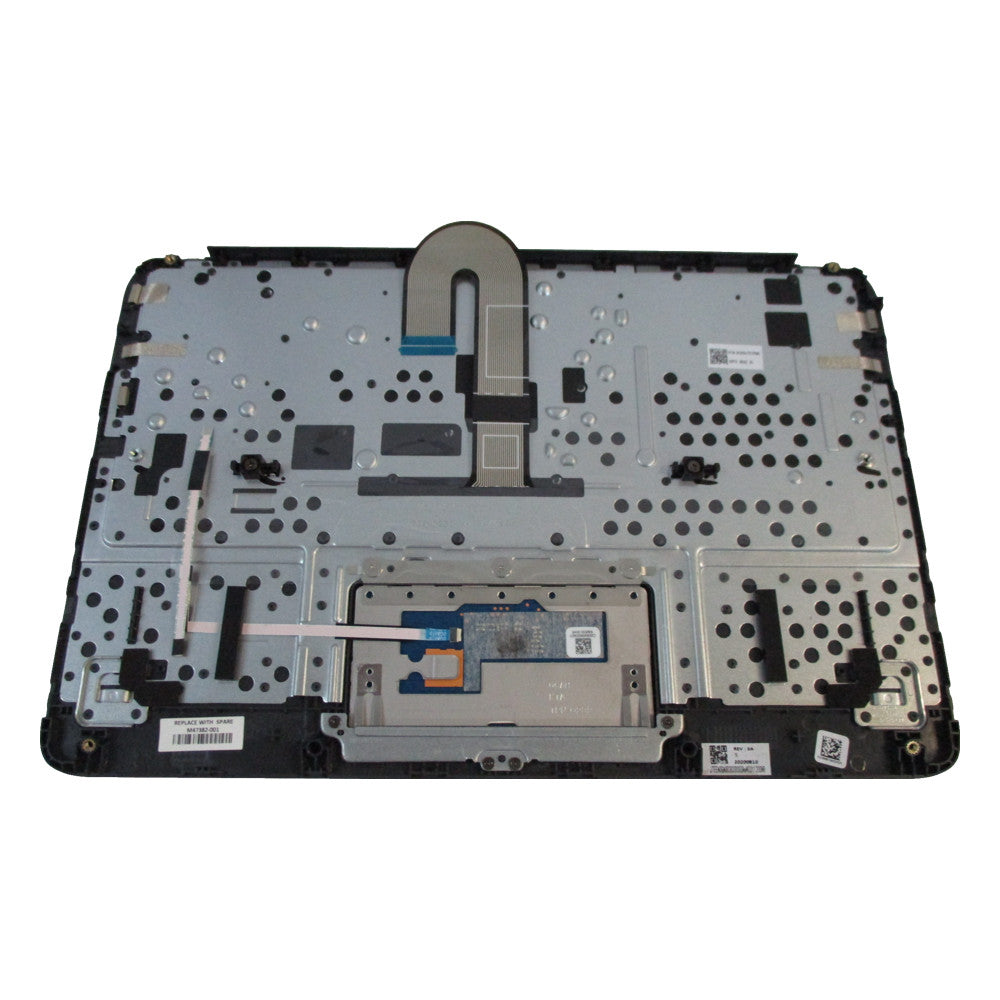 Replacement Palmrest With Keyboard & Touchpad For HP Chromebook 11 G9 EE (M47382-001) - Black