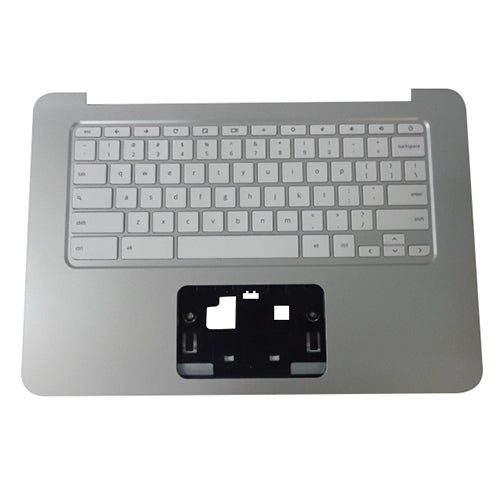 HP Chromebook 14-X Silver Palmrest & Keyboard 787735-001
