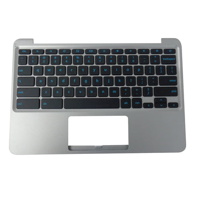 Asus Chromebook C202SA Silver Palmrest w/ Keyboard 90NX00Y1-R30120