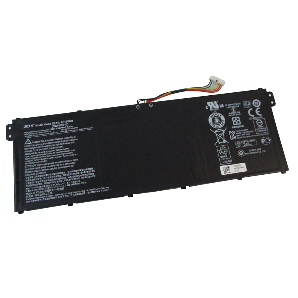 Acer Chromebook KT.0030G.024 AP19B8M Battery 11.61V 4621mAh