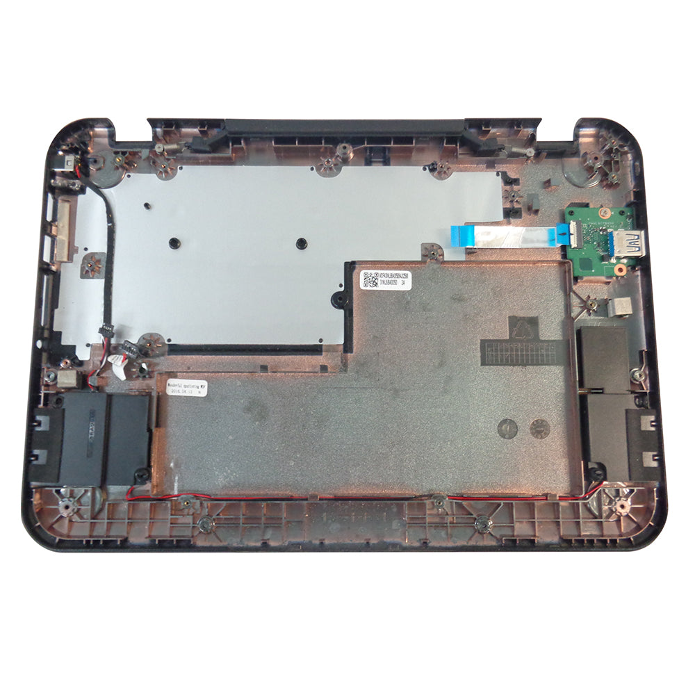 Lenovo Chromebook N22 Laptop Black Lower Bottom Case w/ Dc Jack Cable
